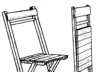 Как сделать деревянный складной стул со спинкой Складной стульчик своими руками чертежи из металла