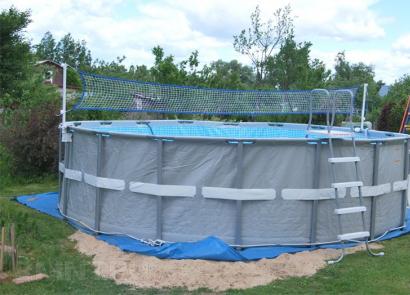 Готовимся к летнему сезону: подготовка площадки под бассейн Плитка под каркасный бассейн